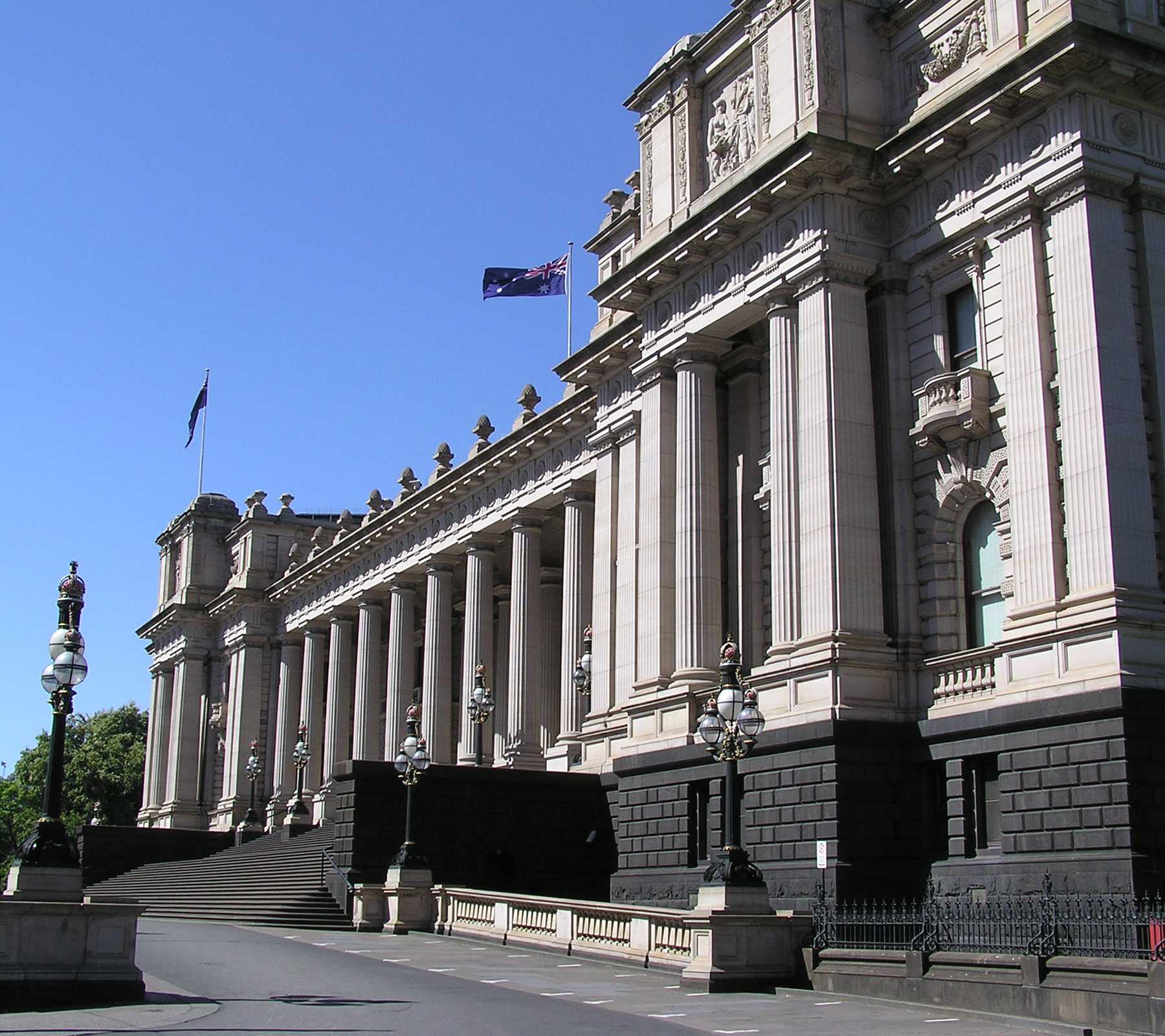 Exterior of Parliament House, Melbourne