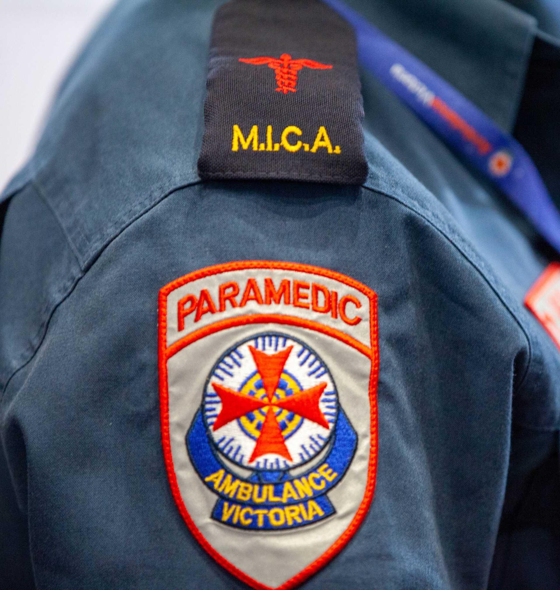 Ambulance Victoria uniform emblem for MICA paramedic